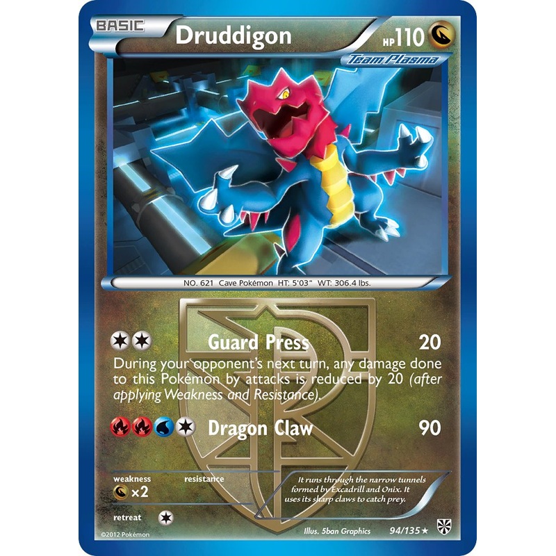 Druddigon (94/135) (Theme Deck Exclusive) [Black & White: Plasma Storm]