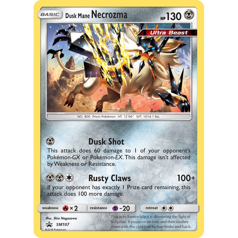 Dusk Mane Necrozma (SM107) [Sun & Moon: Black Star Promos]