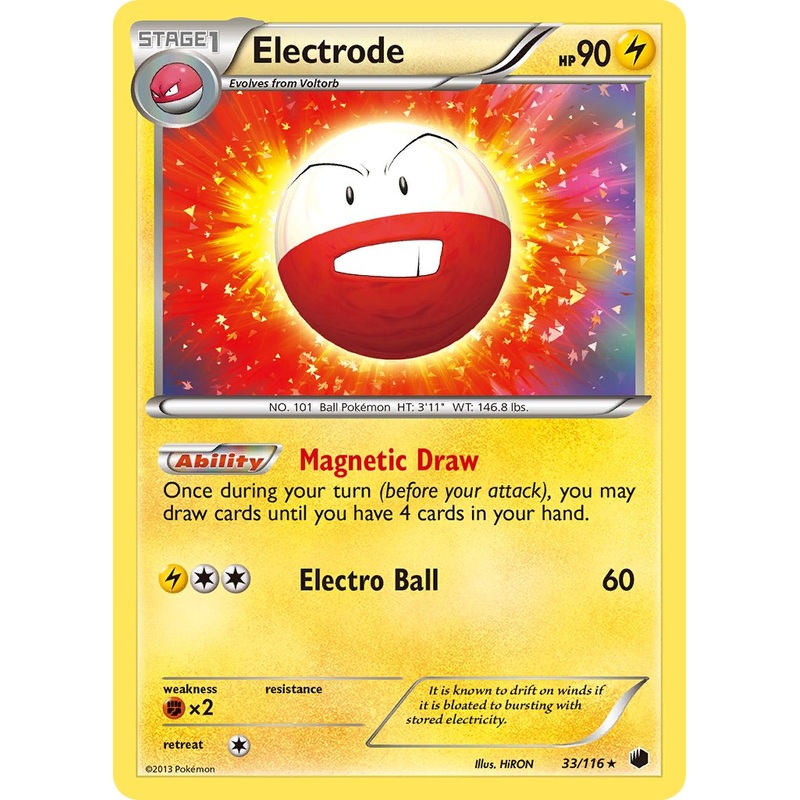Electrode (33/116) (Theme Deck Exclusive) [Black & White: Plasma Freeze]