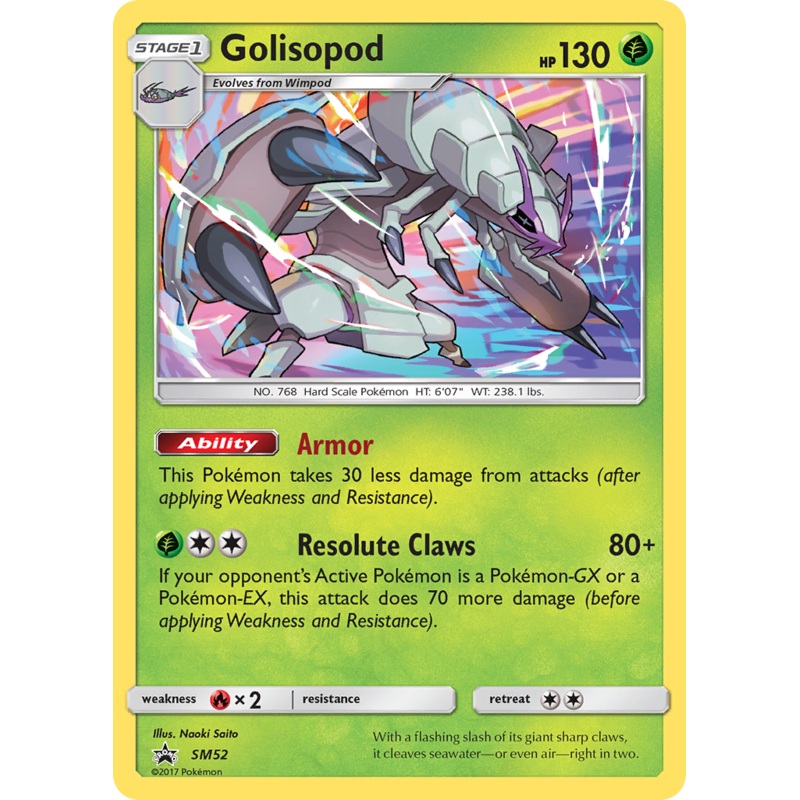 Golisopod (SM52) [Sun & Moon: Black Star Promos]