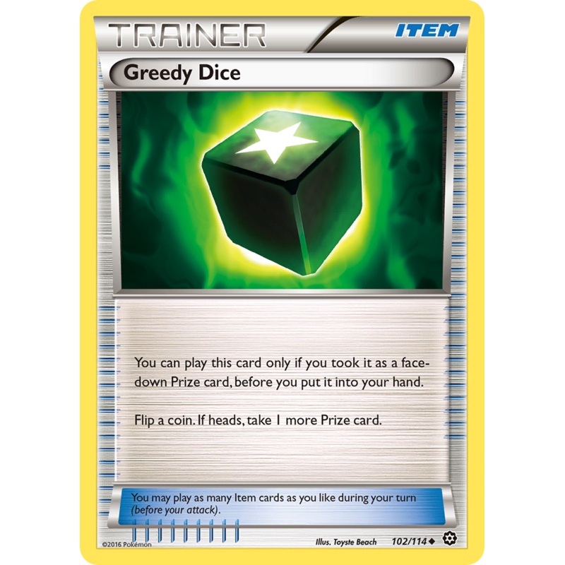 Greedy Dice (102/114) [XY: Steam Siege]