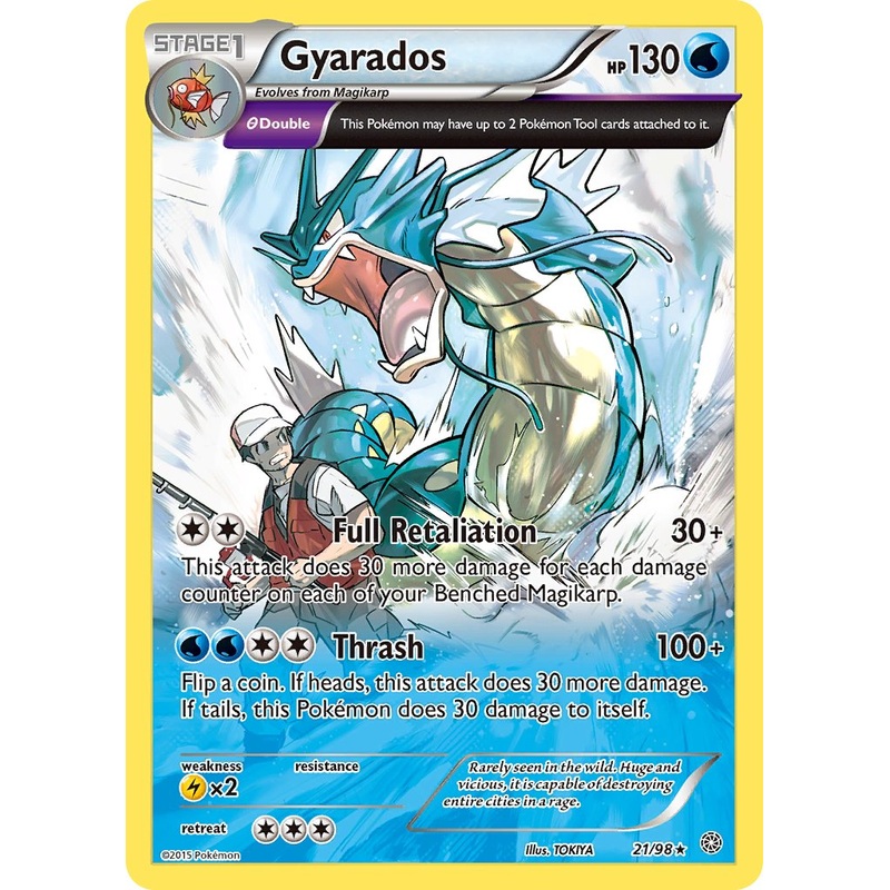 Gyarados (21/98) (Theme Deck Exclusive) [XY: Ancient Origins]