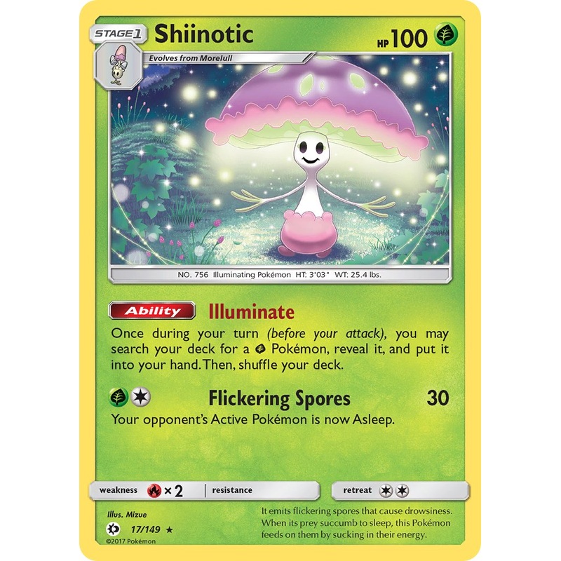 Shiinotic (17/149) (Theme Deck Exclusive) [Sun & Moon: Base Set]