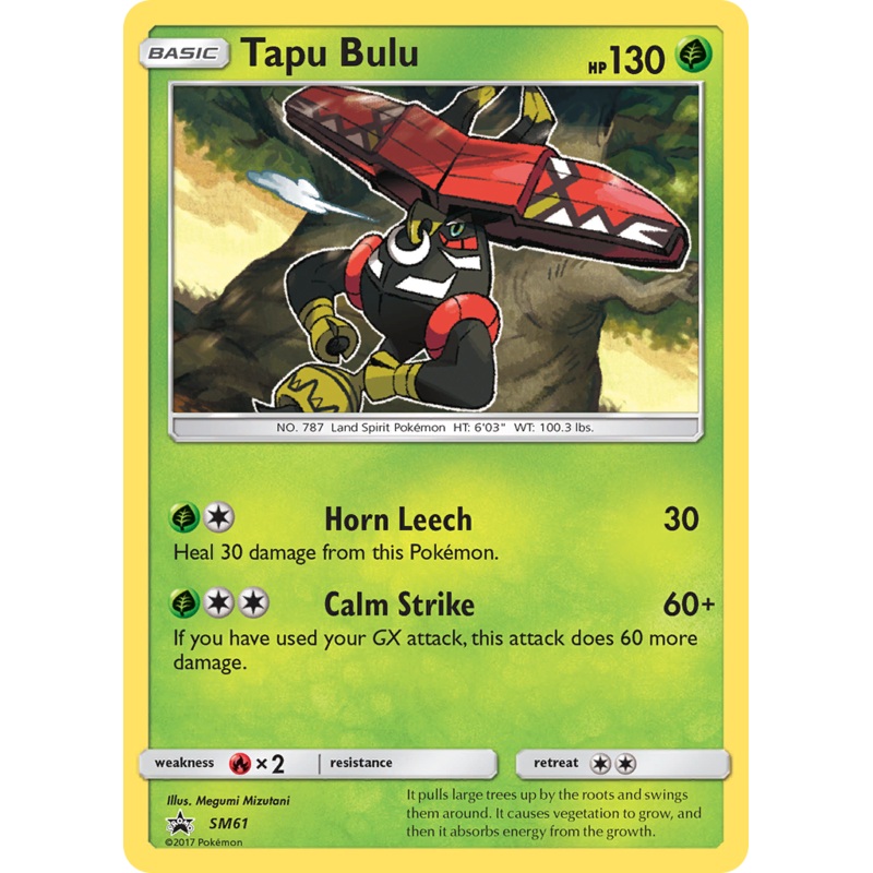 Tapu Bulu (SM61) [Sun & Moon: Black Star Promos]