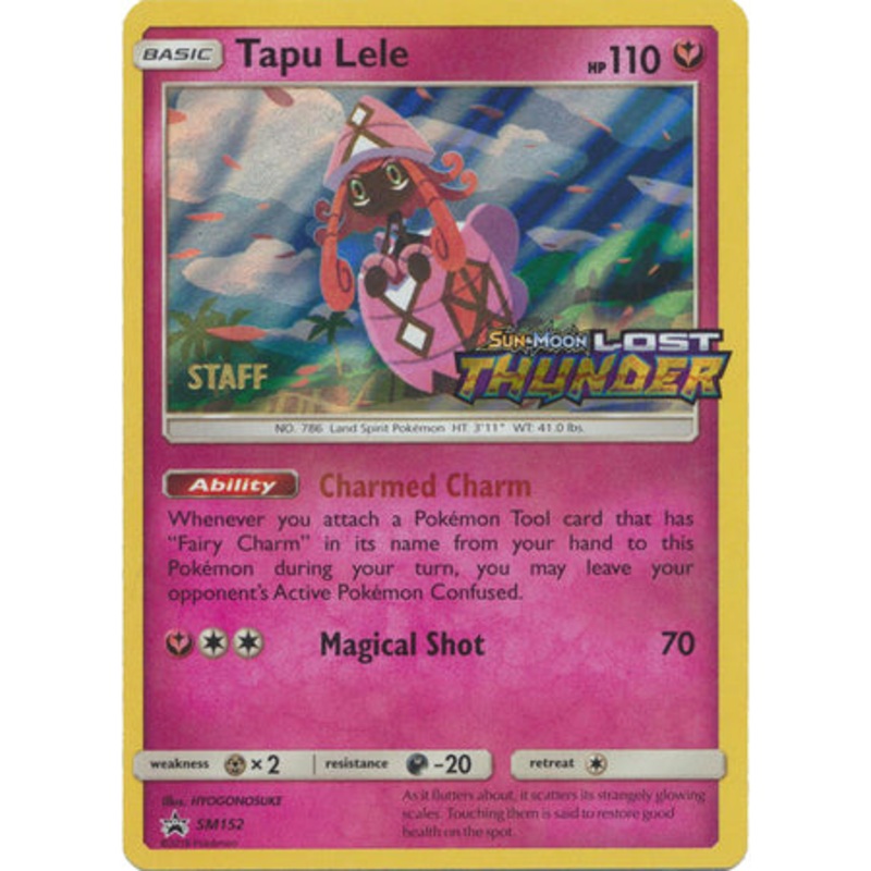 Tapu Lele (SM152) (Staff Prerelease Promo) [Sun & Moon: Black Star Promos]