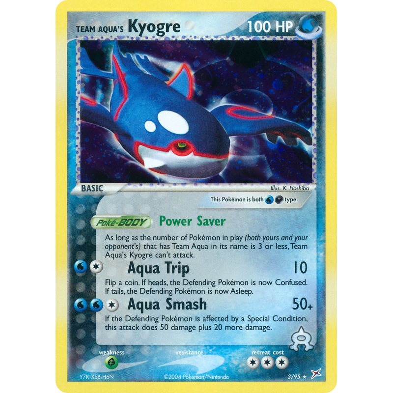 Team Aqua's Kyogre (3/95) (Theme Deck Exclusive) [EX: Team Magma vs Team Aqua]