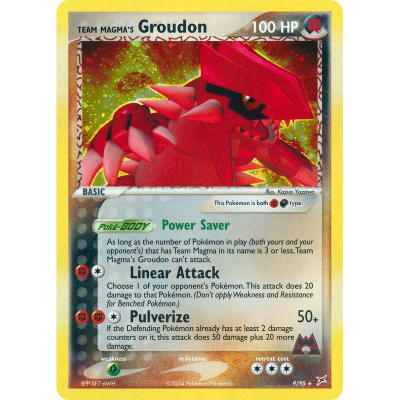 Team Magma's Groudon (9/95) (Theme Deck Exclusive) [EX: Team Magma vs Team Aqua]