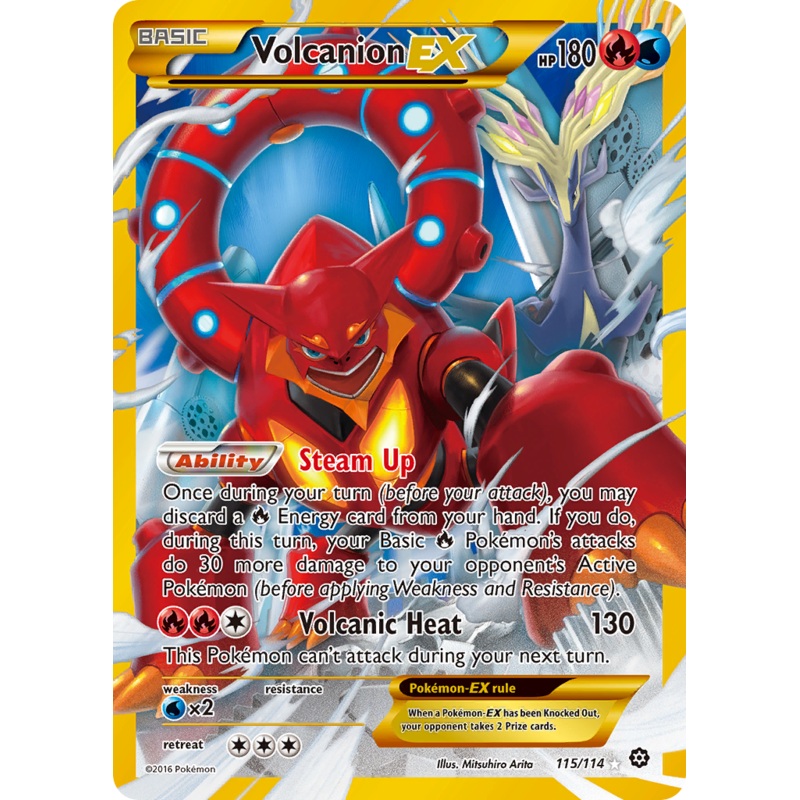 Volcanion EX (115/114) [XY: Steam Siege]