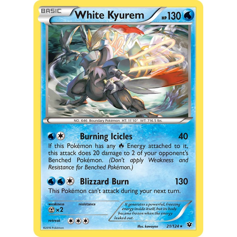 White Kyurem (21/124) (Theme Deck Exclusive) [XY: Fates Collide]
