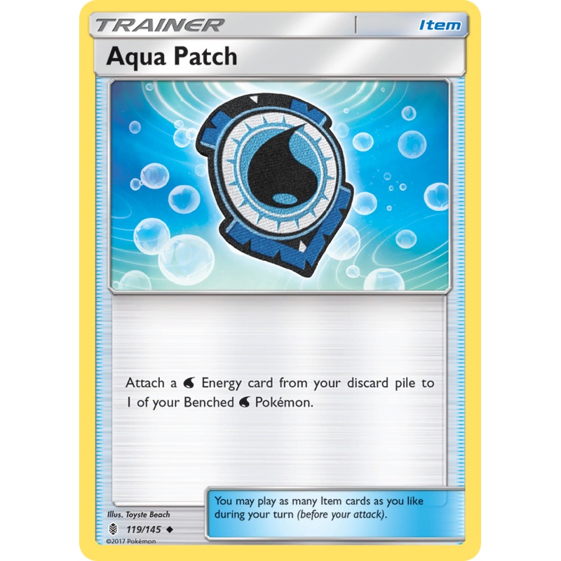 Aqua Patch (119/145) [Sun & Moon: Guardians Rising]
