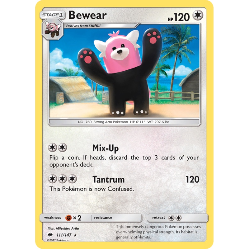 Bewear (111/147) [Sun & Moon: Burning Shadows]