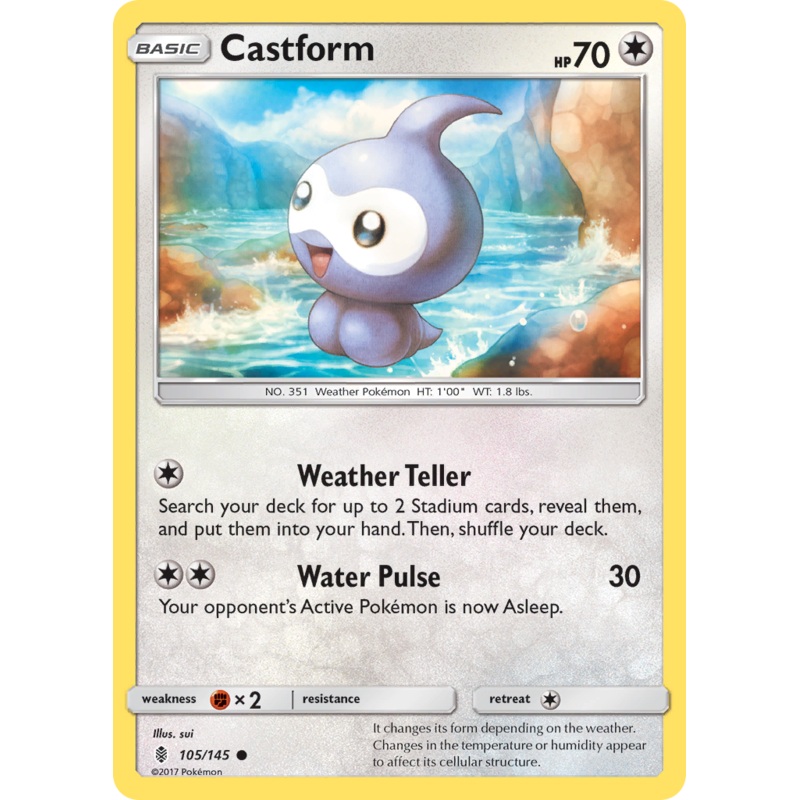 Castform (105/145) [Sun & Moon: Guardians Rising]