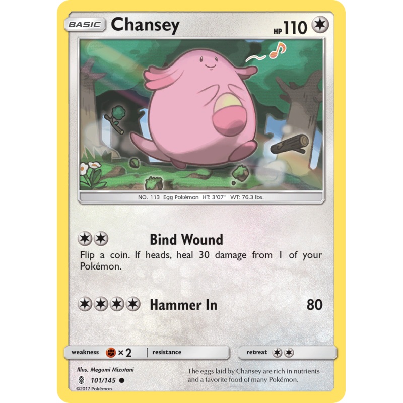 Chansey (101/145) [Sun & Moon: Guardians Rising]
