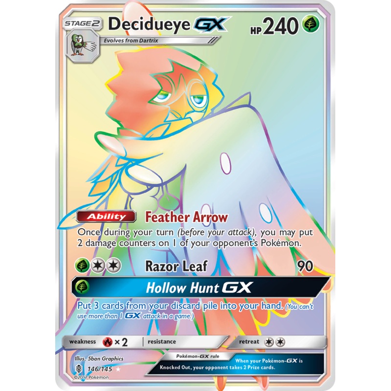 Decidueye GX (146/145) [Sun & Moon: Guardians Rising]