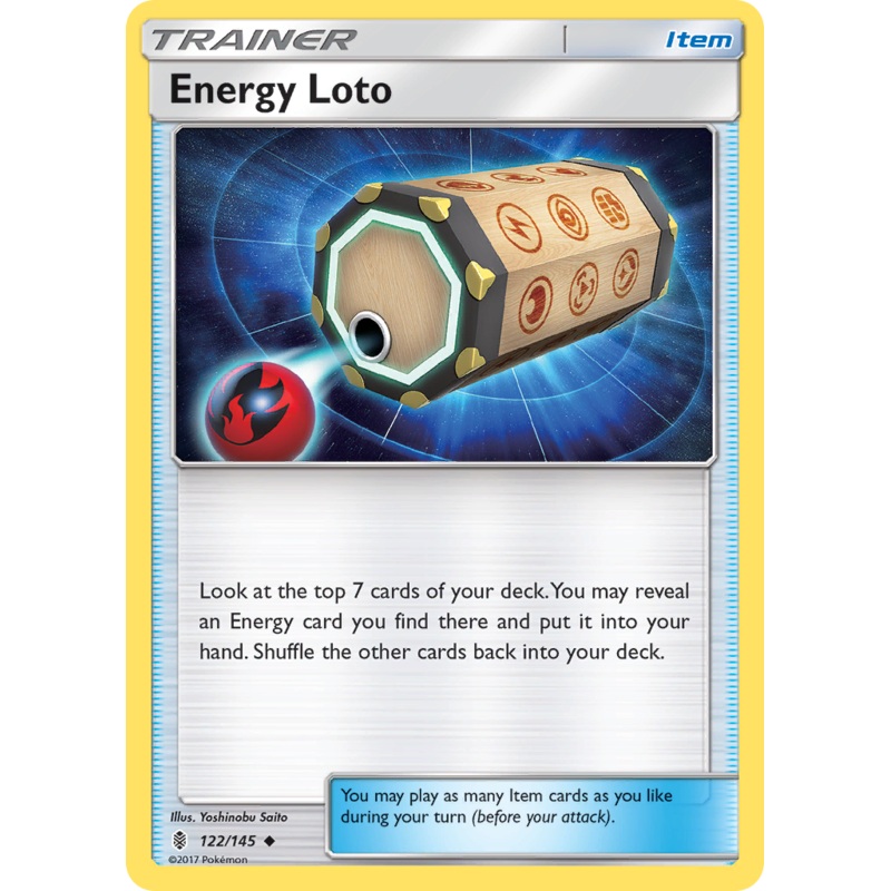 Energy Loto (122/145) [Sun & Moon: Guardians Rising]