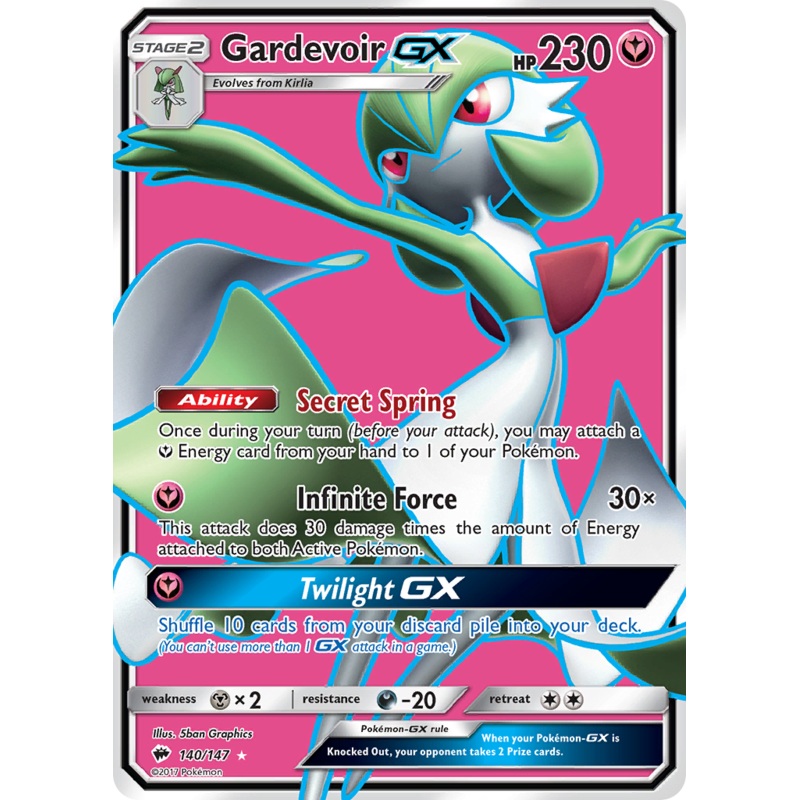 Gardevoir GX (140/147) [Sun & Moon: Burning Shadows]