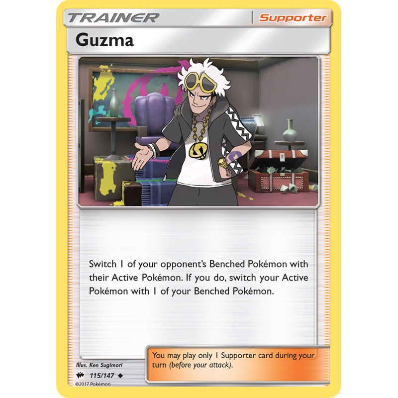 Guzma (115/147) [Sun & Moon: Burning Shadows]