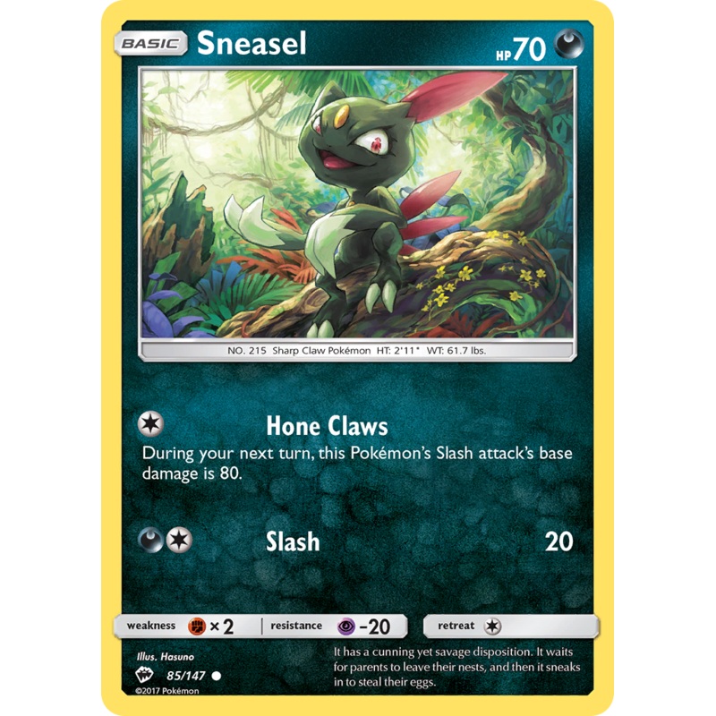 Sneasel (85/147) [Sun & Moon: Burning Shadows]