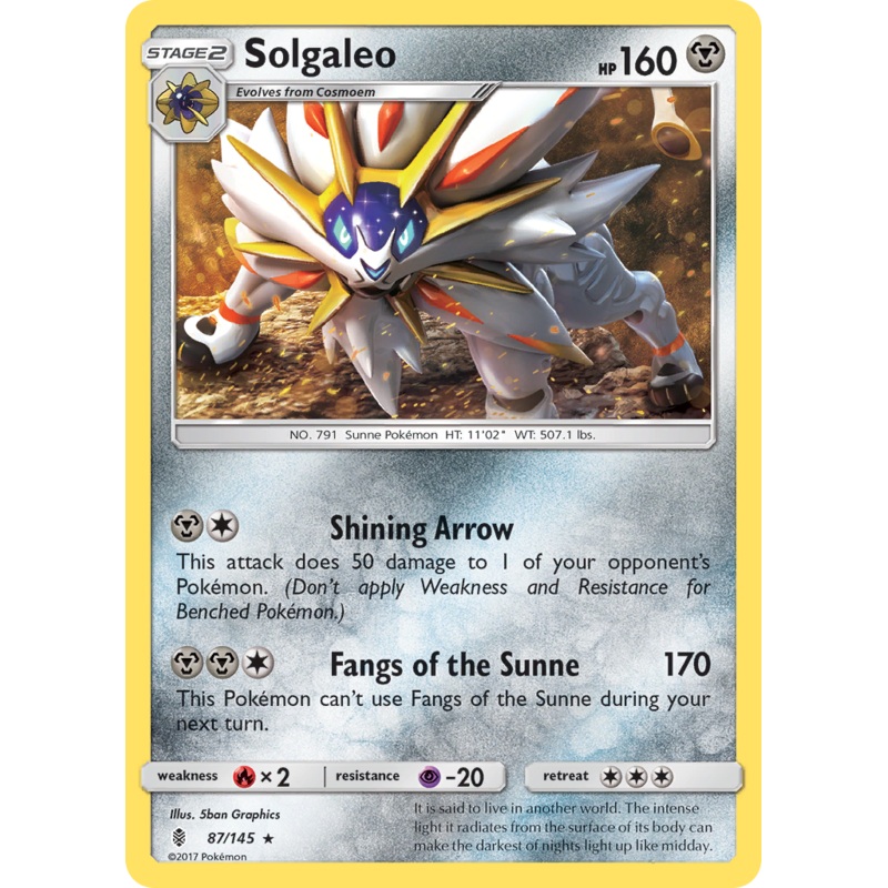 Solgaleo (87/145) [Sun & Moon: Guardians Rising]