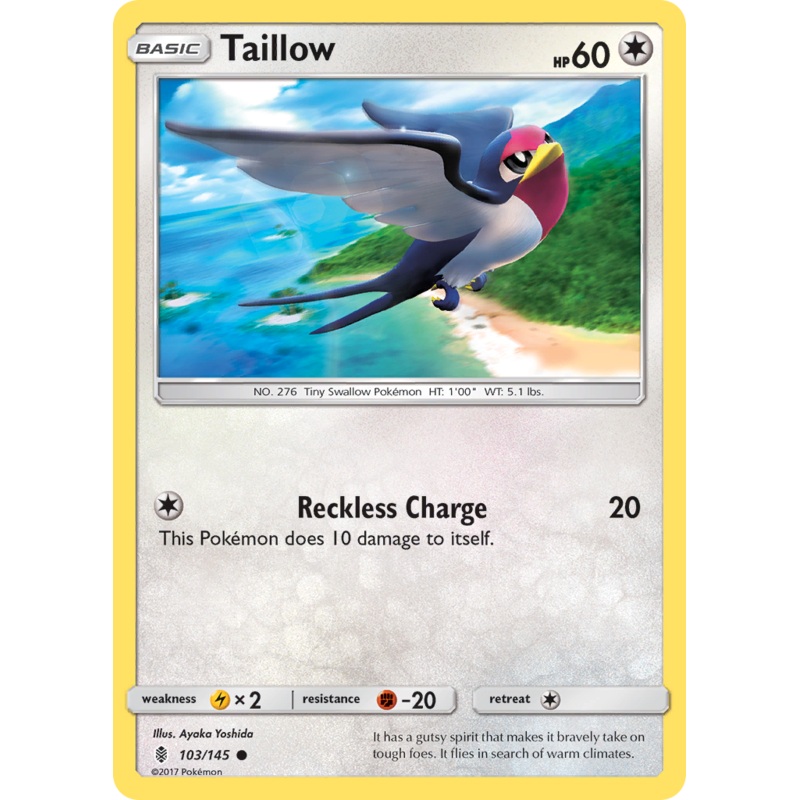 Taillow (103/145) [Sun & Moon: Guardians Rising]