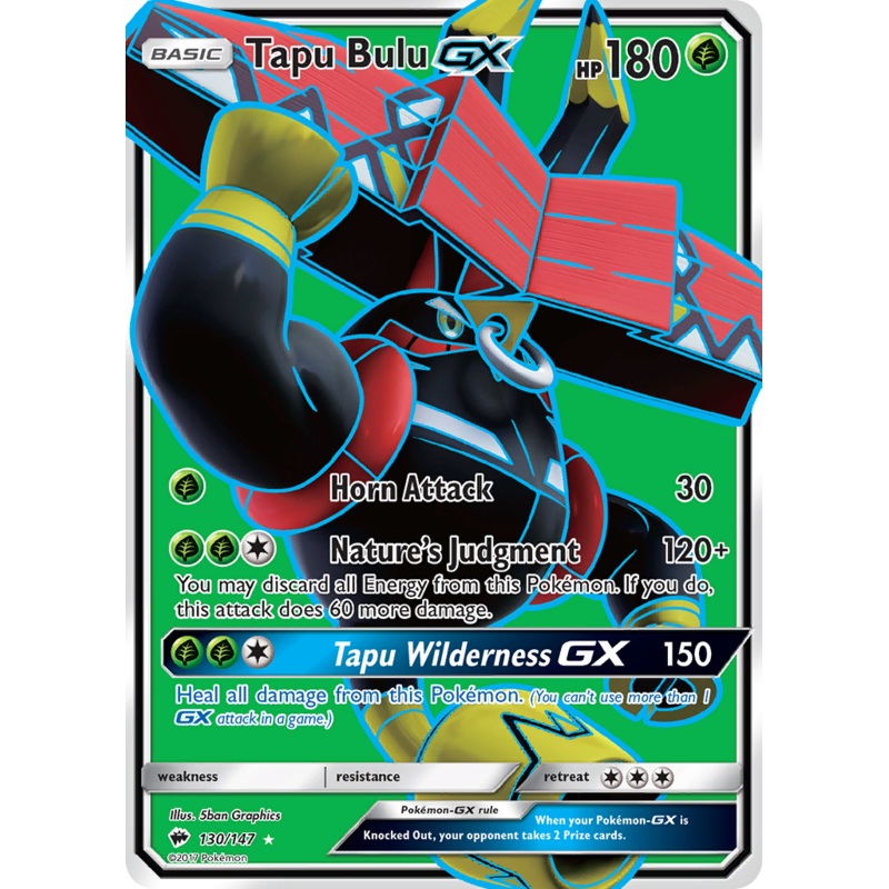 Tapu Bulu GX (130/147) [Sun & Moon: Burning Shadows]