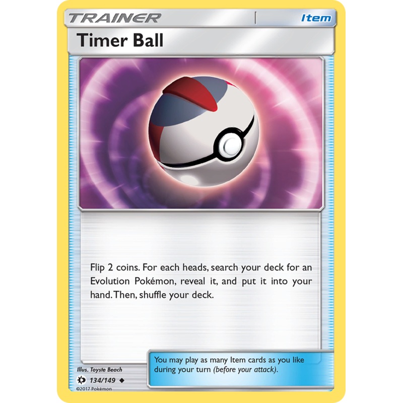 Timer Ball (134/149) [Sun & Moon: Base Set]