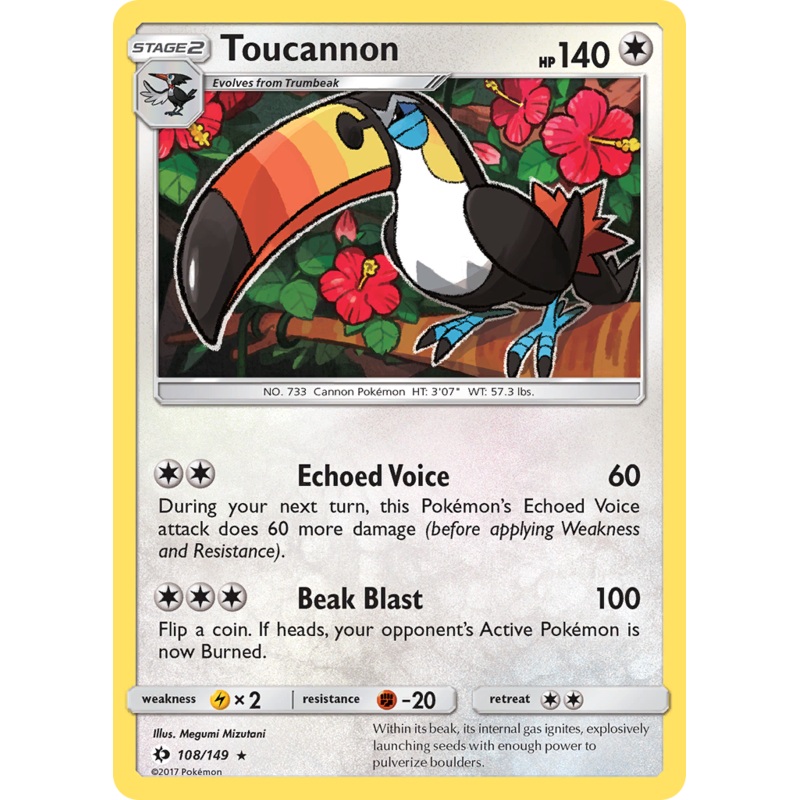 Toucannon (108/149) [Sun & Moon: Base Set]
