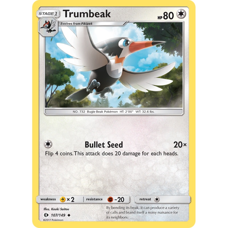 Trumbeak (107/149) [Sun & Moon: Base Set]