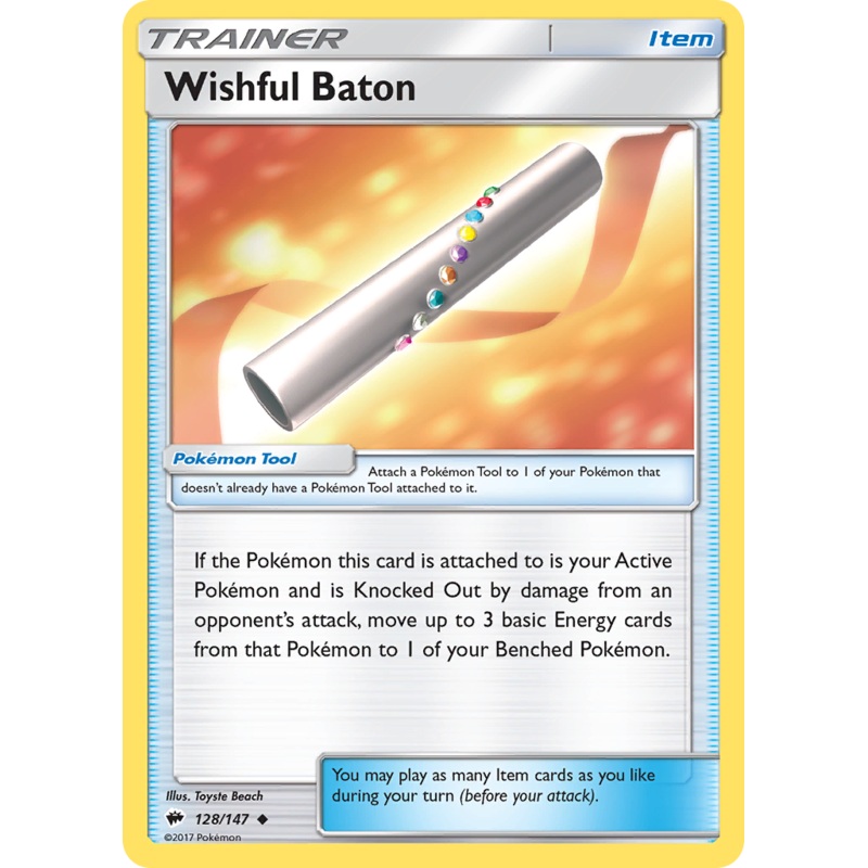 Wishful Baton (128/147) [Sun & Moon: Burning Shadows]