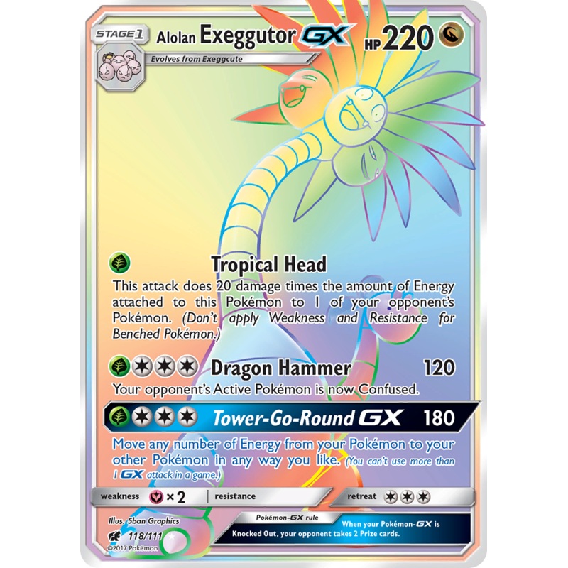 Alolan Exeggutor GX (118/111) [Sun & Moon: Crimson Invasion]