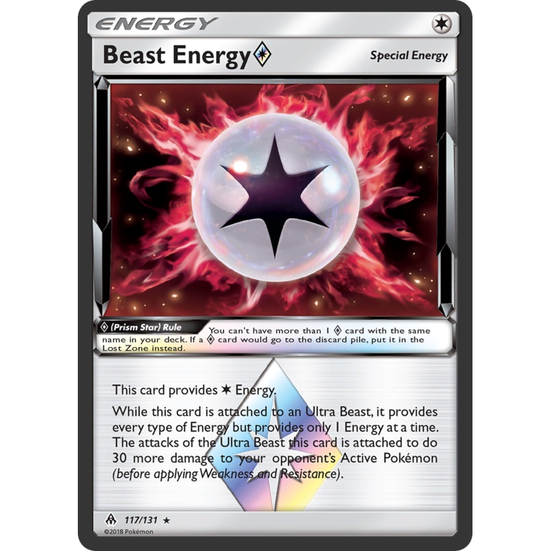 Beast Energy (117/131) (Prism Star) [Sun & Moon: Forbidden Light]