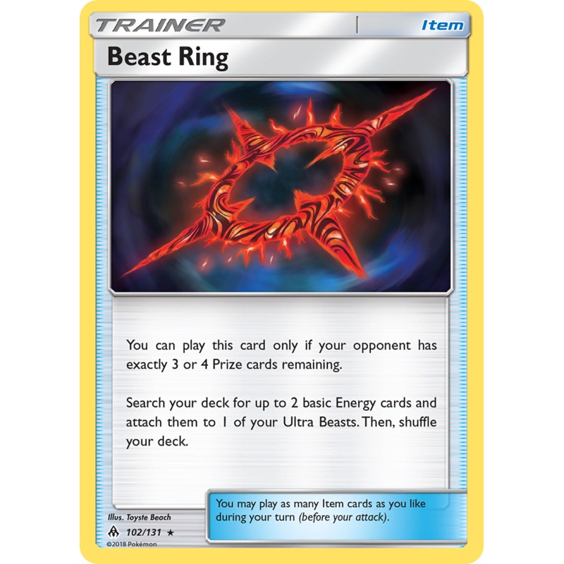 Beast Ring (102/131) [Sun & Moon: Forbidden Light]