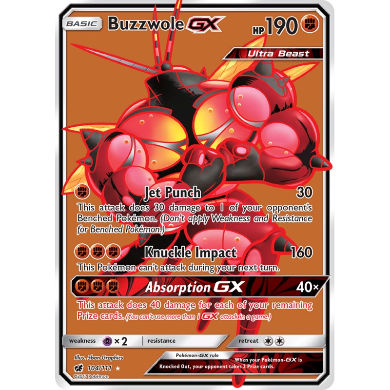 Buzzwole GX (104/111) [Sun & Moon: Crimson Invasion]