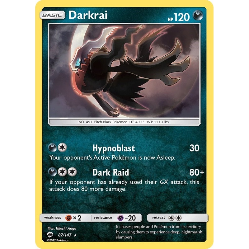 Darkrai (87/147) [Sun & Moon: Burning Shadows]