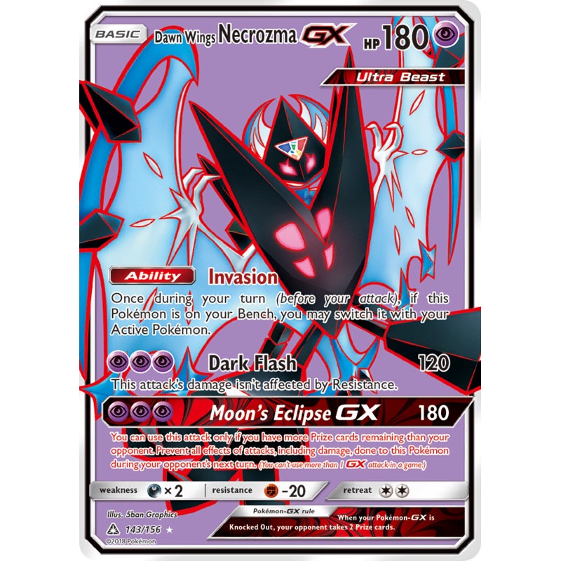 Dawn Wings Necrozma GX (143/156) [Sun & Moon: Ultra Prism]