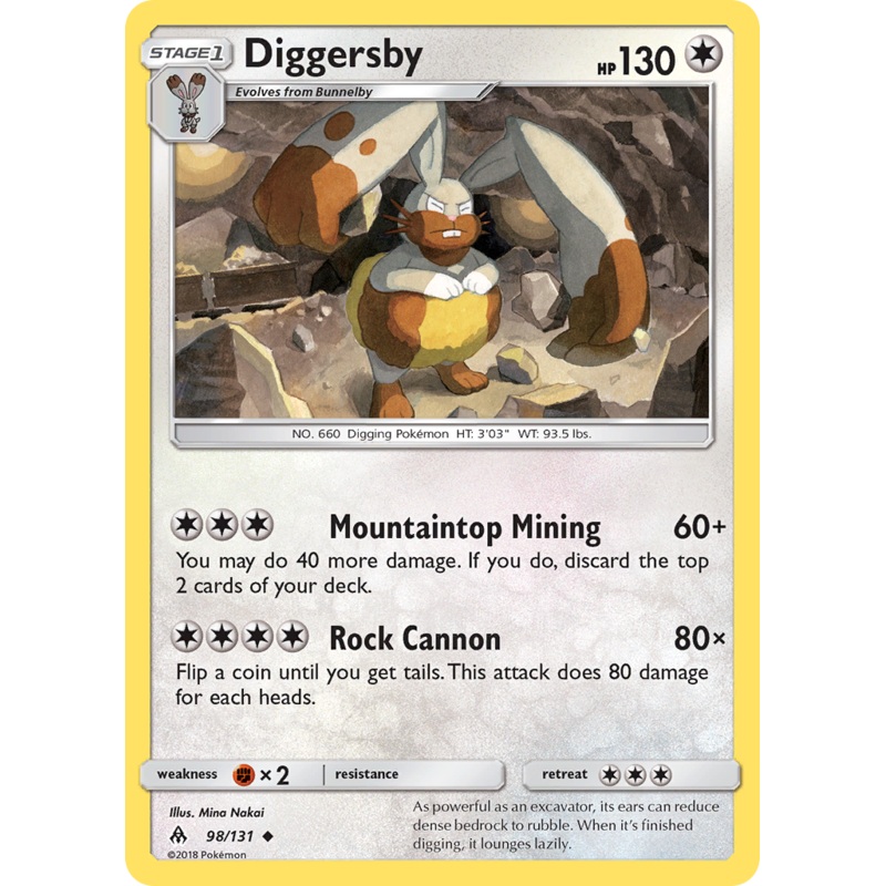Diggersby (98/131) [Sun & Moon: Forbidden Light]