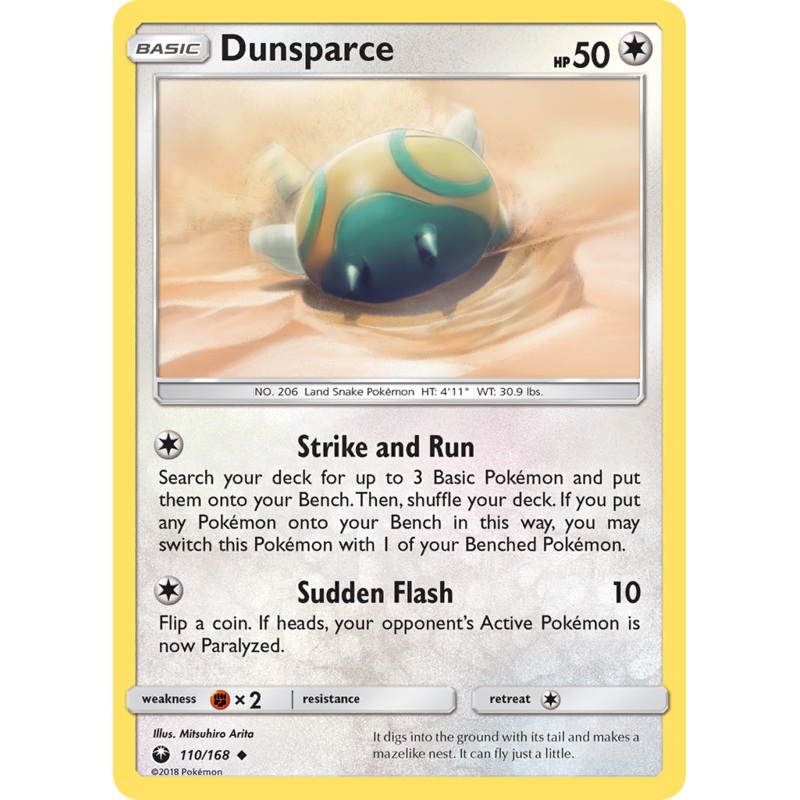 Dunsparce (110/168) [Sun & Moon: Celestial Storm]