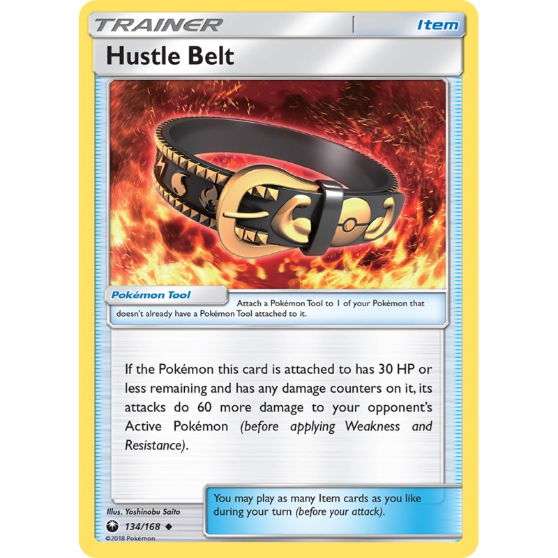 Hustle Belt (134/168) [Sun & Moon: Celestial Storm]