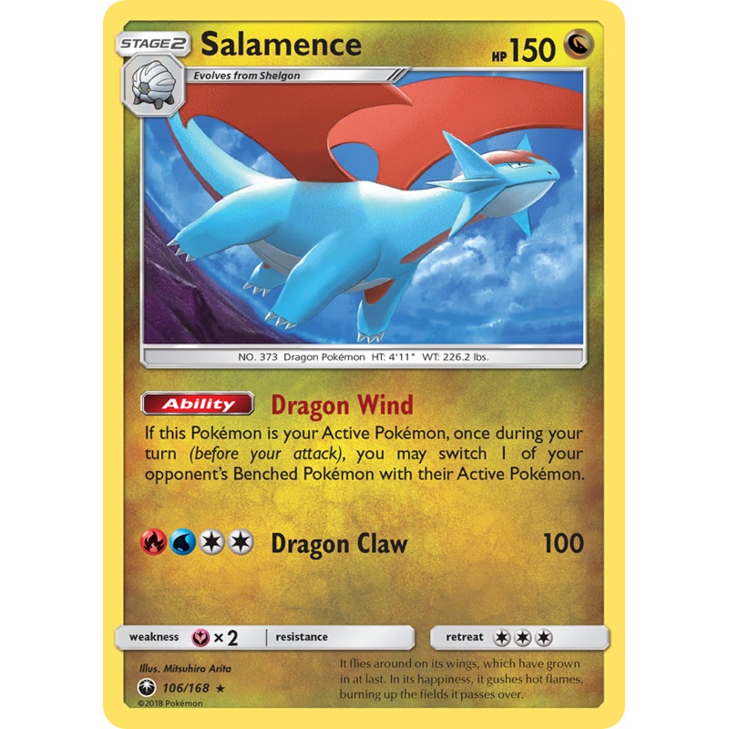 Salamence (106/168) [Sun & Moon: Celestial Storm]
