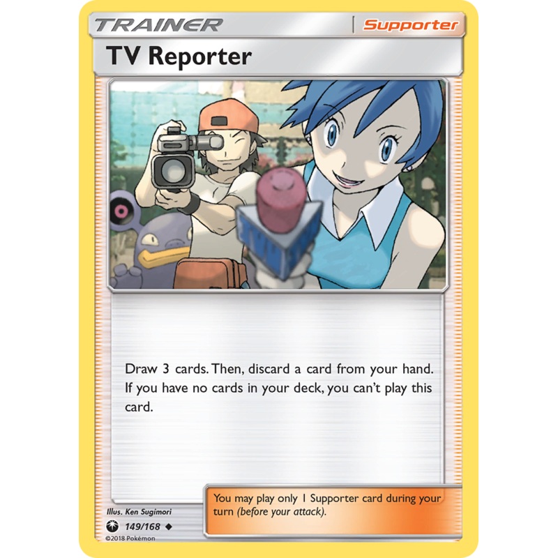 TV Reporter (149/168) [Sun & Moon: Celestial Storm]