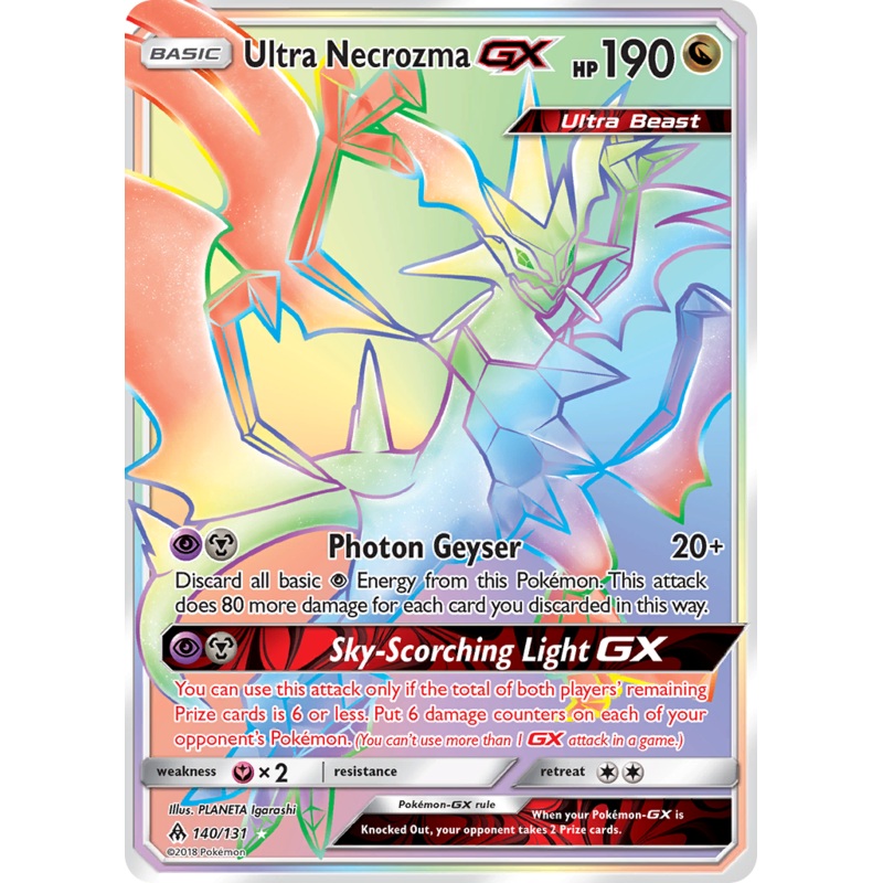 Ultra Necrozma GX (140/131) [Sun & Moon: Forbidden Light]