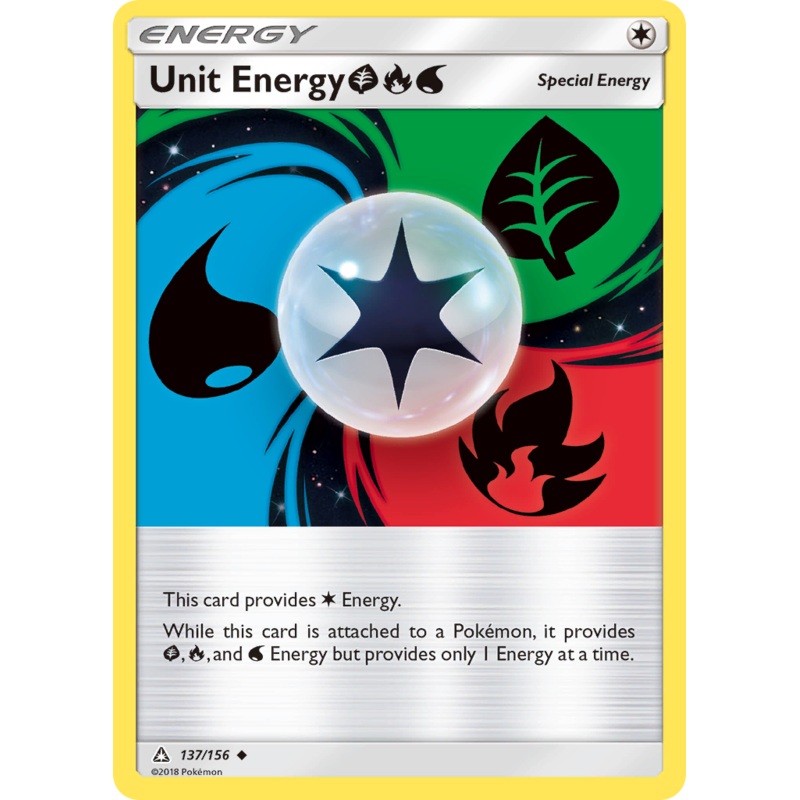 Unit Energy (137/156) (Grass, Fire, Water) [Sun & Moon: Ultra Prism]