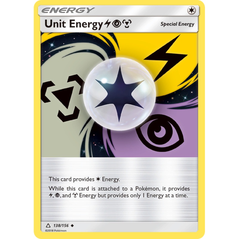 Unit Energy (138/156) (Lightning, Psychic, Metal) [Sun & Moon: Ultra Prism]