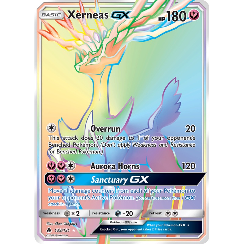Xerneas GX (139/131) [Sun & Moon: Forbidden Light]