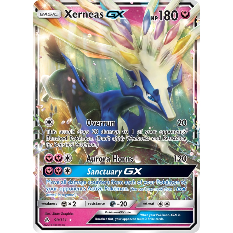 Xerneas GX (90/131) [Sun & Moon: Forbidden Light]