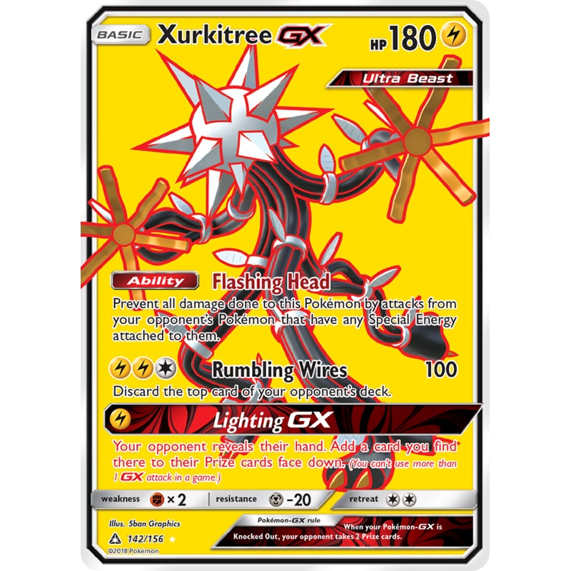 Xurkitree GX (142/156) [Sun & Moon: Ultra Prism]