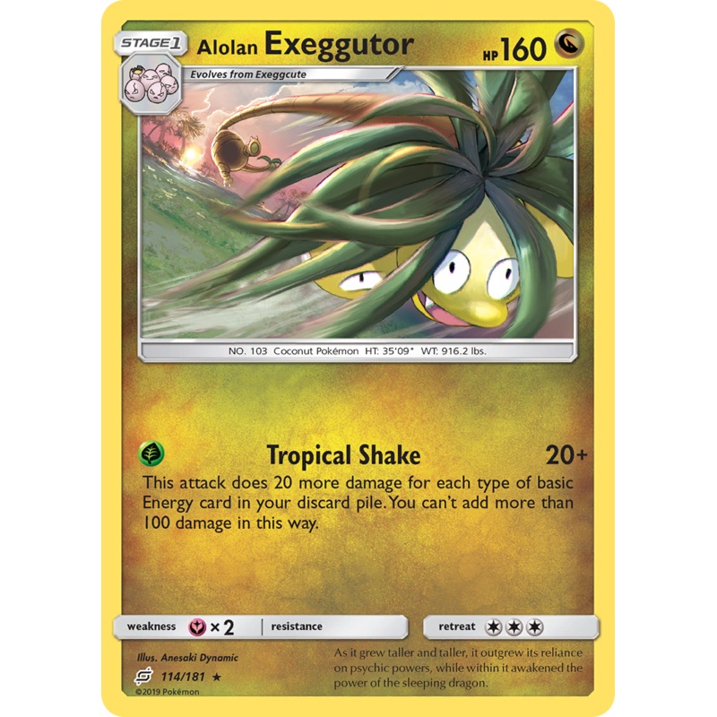 Alolan Exeggutor (114/181) [Sun & Moon: Team Up]