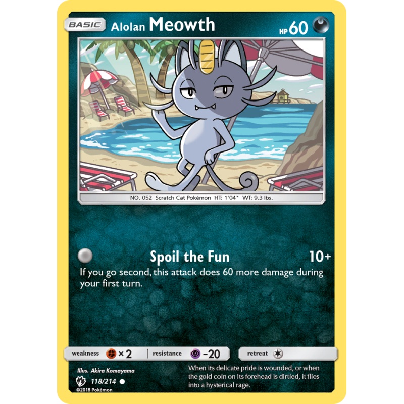 Alolan Meowth (118/214) [Sun & Moon: Lost Thunder]