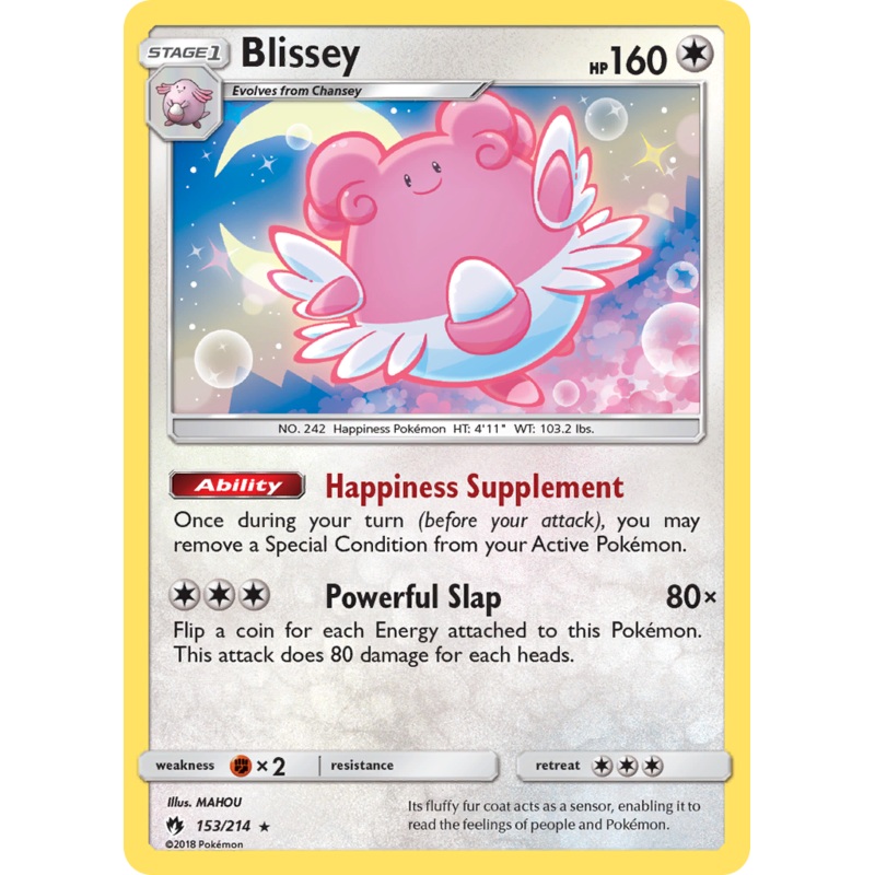 Blissey (153/214) [Sun & Moon: Lost Thunder]