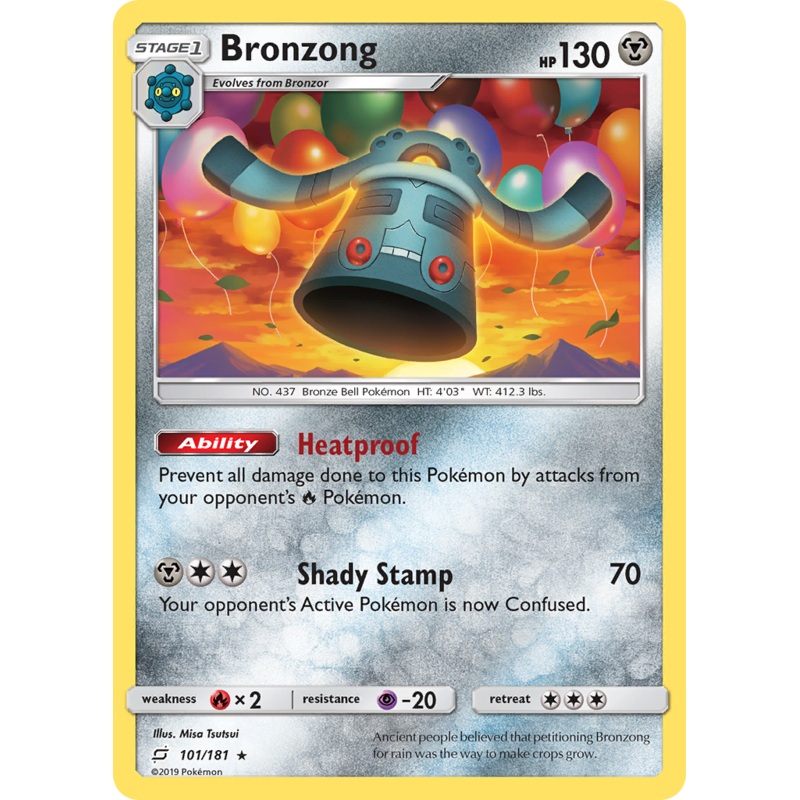 Bronzong (101/181) [Sun & Moon: Team Up]